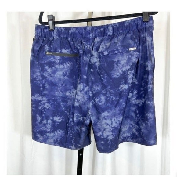 Burnside NWT Sz XL Navy Hybrid Elastic Tie Dye Waist - Picture 3 of 4